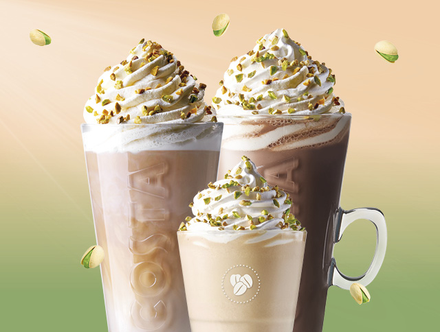 Pistáciový ráj v&nbsp;Costa Coffee