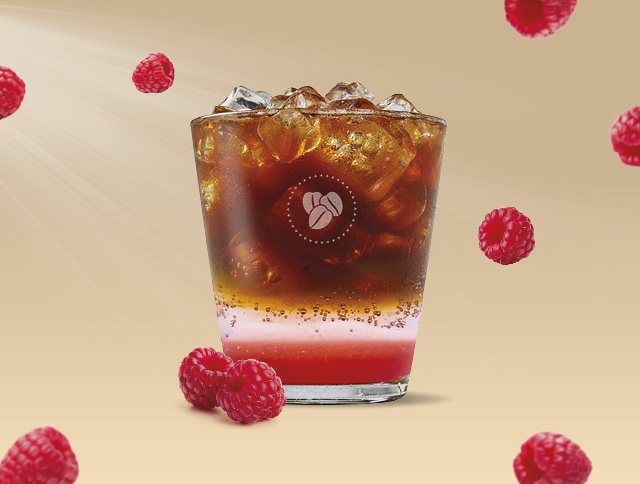 Cold brew malinová limonáda