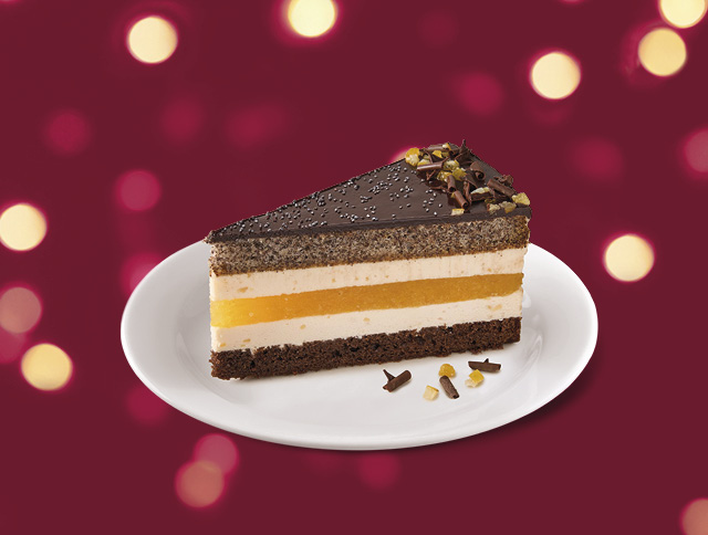 Vánoční makový dort s&nbsp;pomerančem