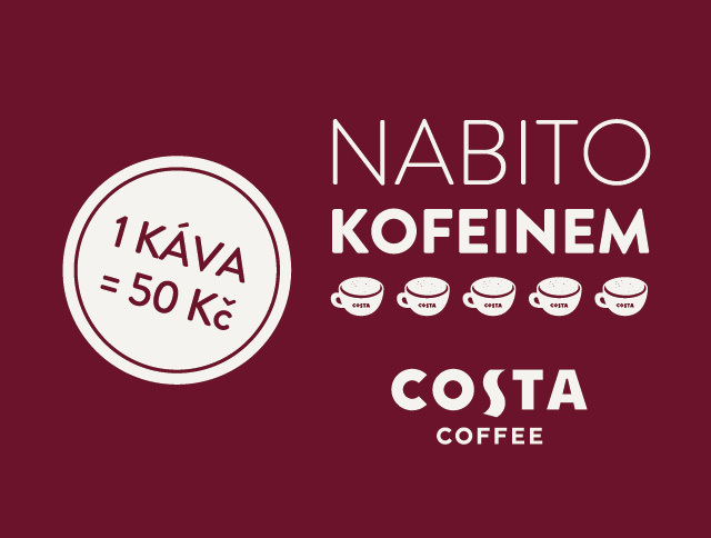 Dobíjení karet Nabito kofeinem ukončeno